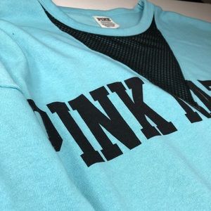 Light blue PINK Victoria’s Secret long sleeve